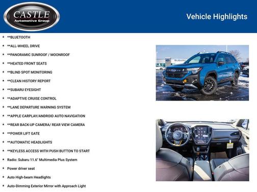 Geyser Blue 2026 Subaru Forester Wilderness