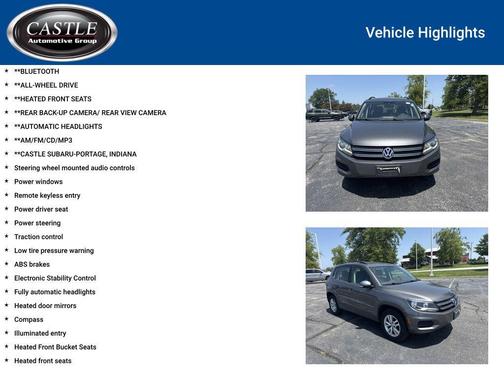 Gray 2016 Volkswagen Tiguan S
