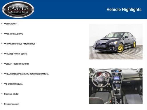 2017 Subaru WRX Premium