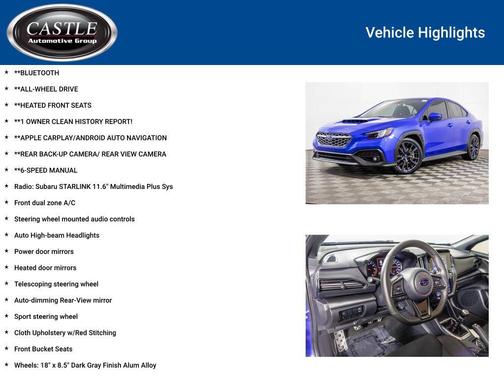 2023 Subaru WRX Premium