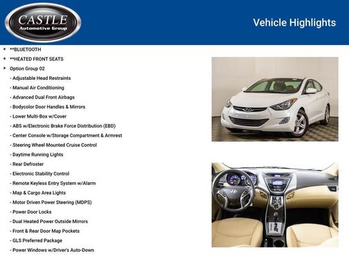 2013 Hyundai ELANTRA GLS