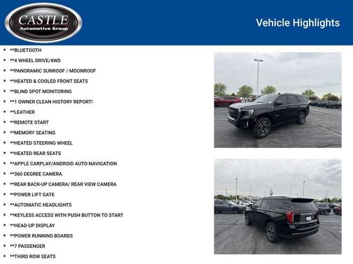 Onyx Black 2024 GMC Yukon 4WD AT4