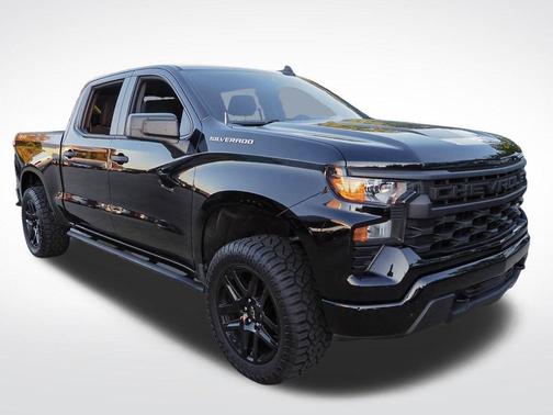 Black 2023 Chevrolet Silverado 1500 Custom