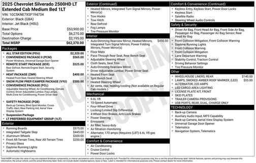 2025 Chevrolet Silverado 2500 LT