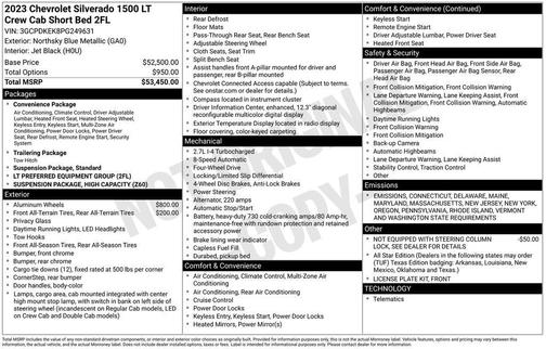 2023 Chevrolet Silverado 1500 LT