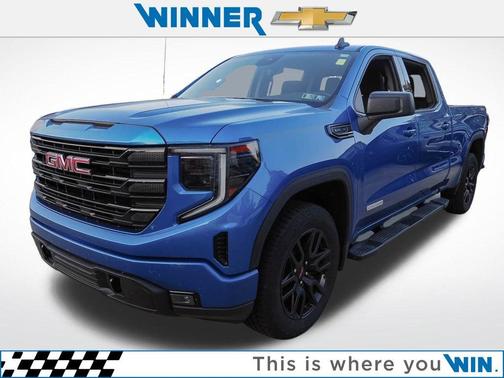 Dynamic Blue Metallic 2023 GMC Sierra 1500 Elevation