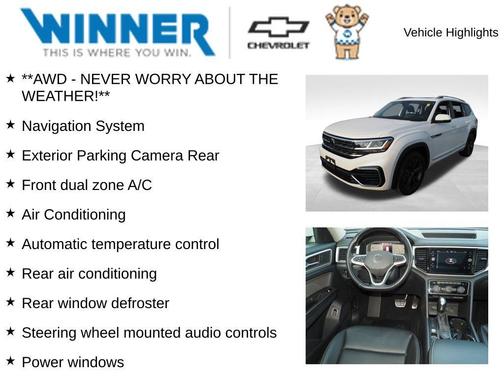 2022 Volkswagen Atlas 3.6 V6 SEL R-Line