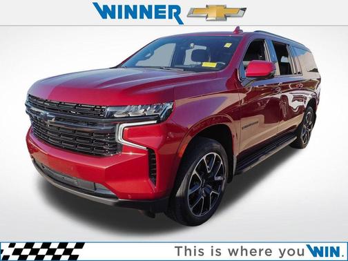 Cherry Red Tintcoat 2022 Chevrolet Suburban RST
