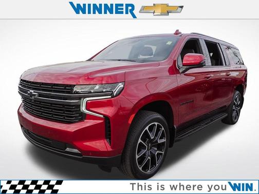Cherry Red Tintcoat 2022 Chevrolet Suburban RST