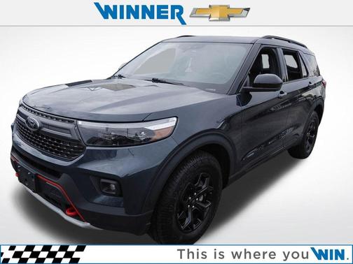 Blue Metallic 2022 Ford Explorer Timberline