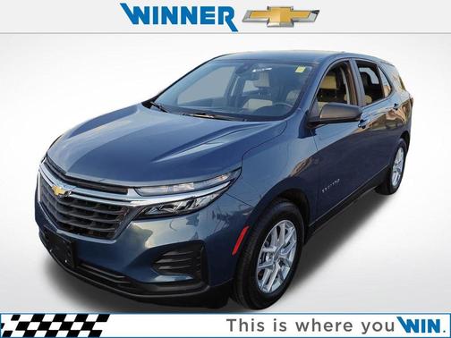 Lakeshore Blue Metallic 2024 Chevrolet Equinox LS