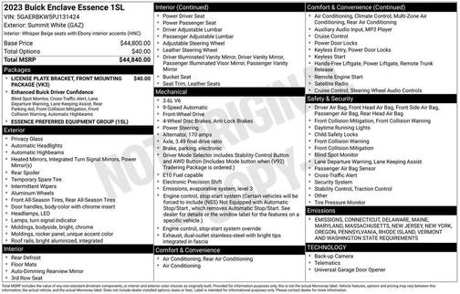 2023 Buick Enclave Essence