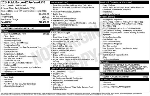 2024 Buick Encore GX Preferred