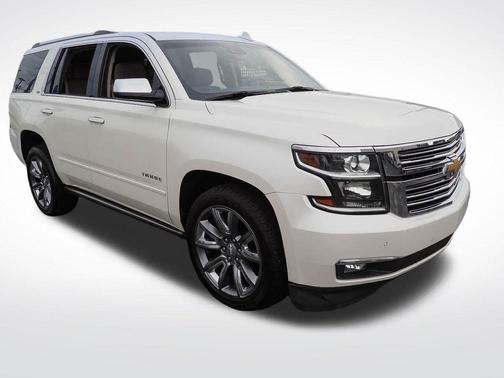 White Diamond Clearcoat 2015 Chevrolet Tahoe LTZ
