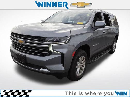 Satin Steel Metallic 2022 Chevrolet Suburban LT