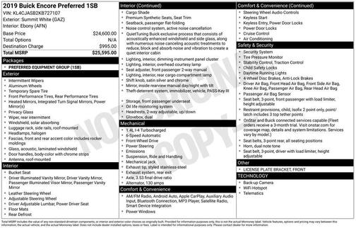 2019 Buick Encore Preferred
