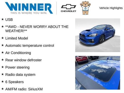 2017 Subaru WRX Limited