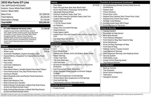 2023 Kia Forte GT-Line