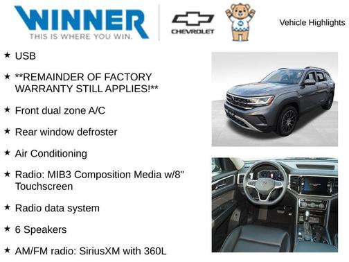 2023 Volkswagen Atlas 3.6L SE w/Technology