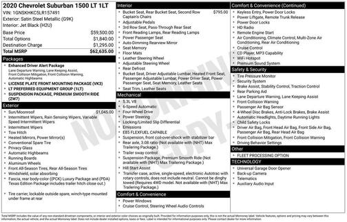 2020 Chevrolet Suburban LT