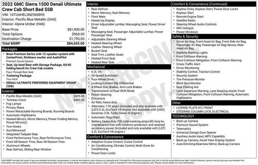 2022 GMC Sierra 1500 Denali Ultimate