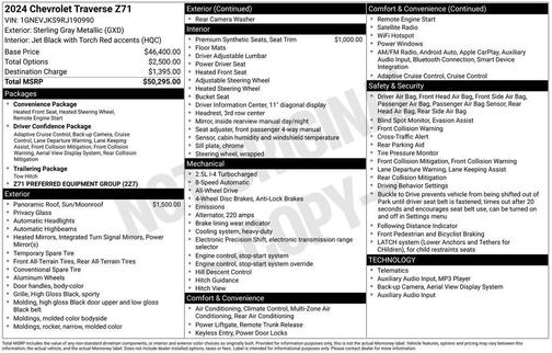 2024 Chevrolet Traverse Z71