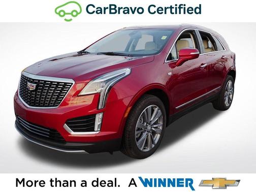 Radiant Red 2025 Cadillac XT5 Premium Luxury