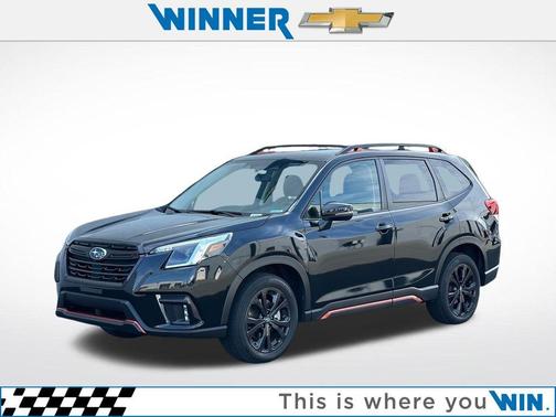 Crystal Black Silica 2023 Subaru Forester Sport