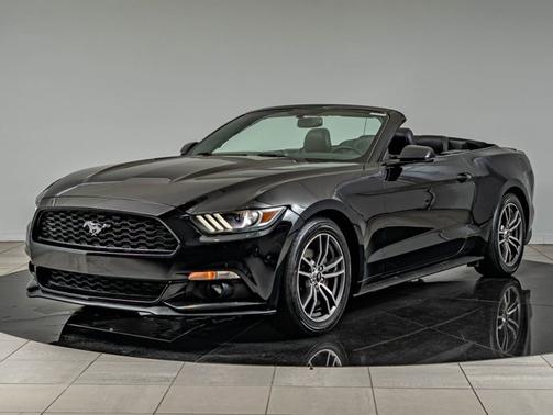 Shadow Black 2017 Ford Mustang EcoBoost Premium