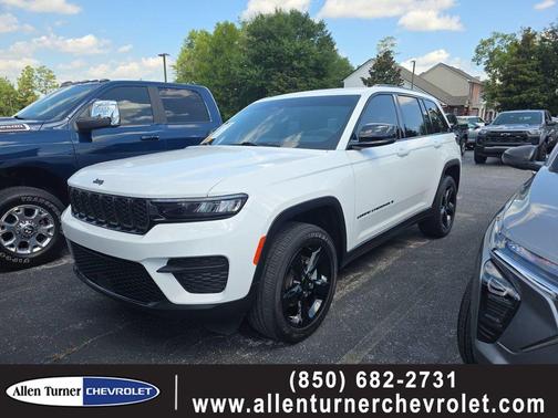 Bright White Clearcoat 2023 Jeep Grand Cherokee Altitude