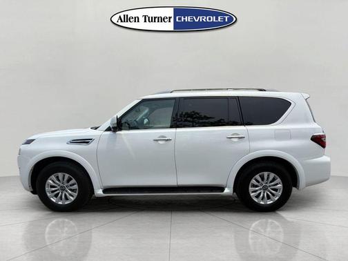 Aspen White Tricoat 2023 Nissan Armada SV 2WD