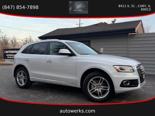White 2017 Audi Q5 2.0T Premium
