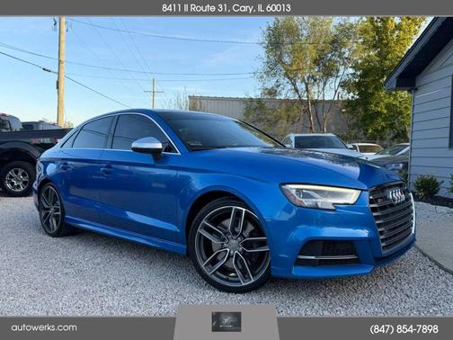 Blue 2018 Audi S3 2.0T Premium Plus