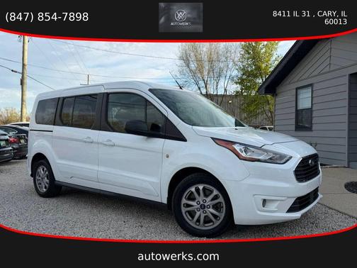 Frozen White 2020 Ford Transit Connect XLT