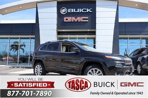 Brilliant Black Crystal Pearlcoat 2016 Jeep Cherokee Overland