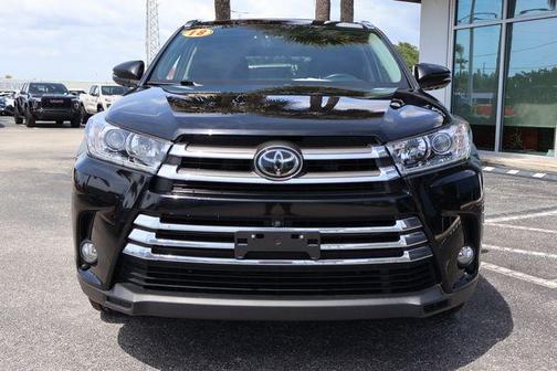 Midnight Black Metallic 2018 Toyota Highlander Limited Platinum