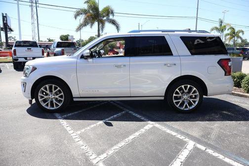 White Platinum Clearcoat Metallic 2019 Ford Expedition Platinum