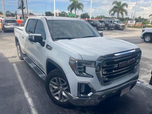 Summit White 2021 GMC Sierra 1500 SLT