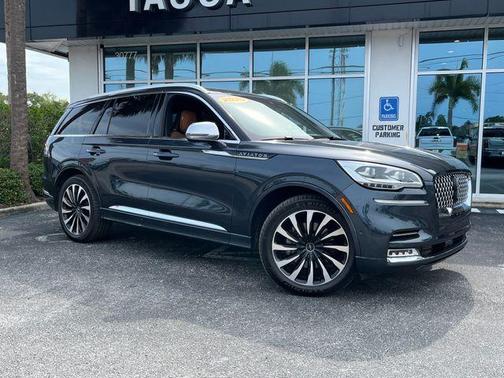 Blue Clearcoat 2020 Lincoln Aviator Black Label Grand Touring