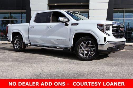 Glacier White 2026 GMC Sierra 1500 SLT