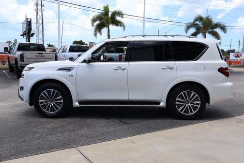Aspen White 2022 Nissan Armada SL