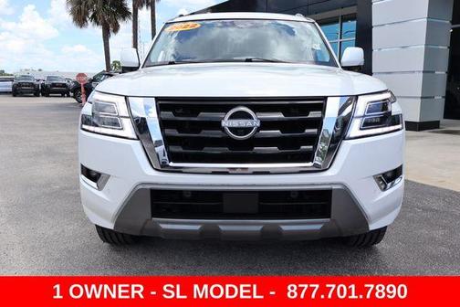 Aspen White 2022 Nissan Armada SL