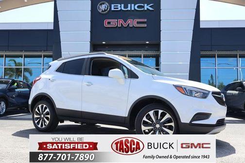 Summit White 2021 Buick Encore Preferred