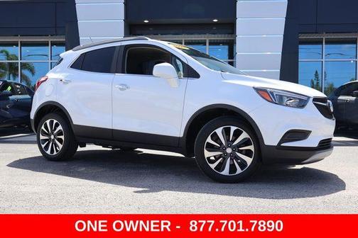 Summit White 2021 Buick Encore Preferred