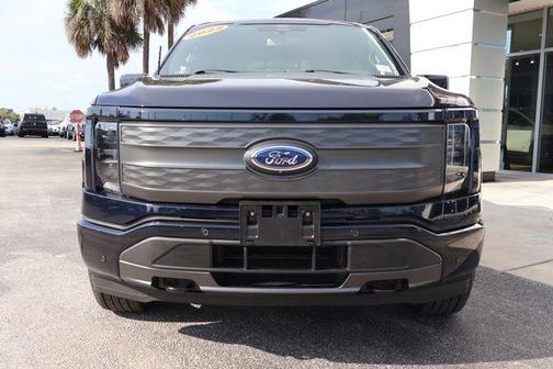 Blue Metallic 2022 Ford F-150 Lightning LARIAT
