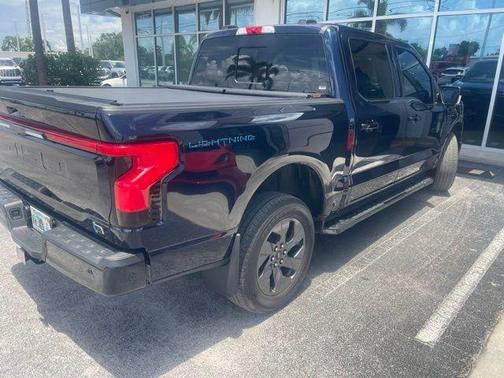 Blue Metallic 2022 Ford F-150 Lightning LARIAT
