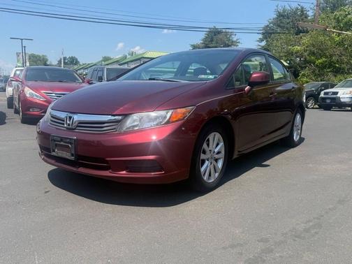 Crimson Pearl 2012 Honda Civic EX