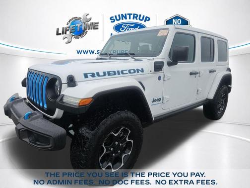 Bright White Clearcoat 2023 Jeep Wrangler 4xe Rubicon