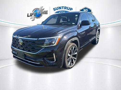 Deep Black Pearl Effect 2025 Volkswagen Atlas Cross Sport 2.0T SEL Premium R-Line