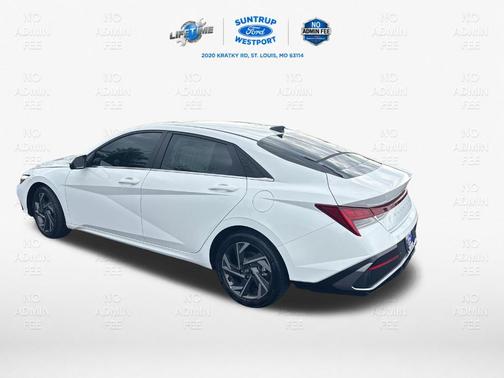 White 2024 Hyundai ELANTRA Limited